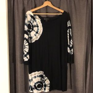 NWOT I.N.C. SIZE 2X 3/4 SLEEVED TUNIC